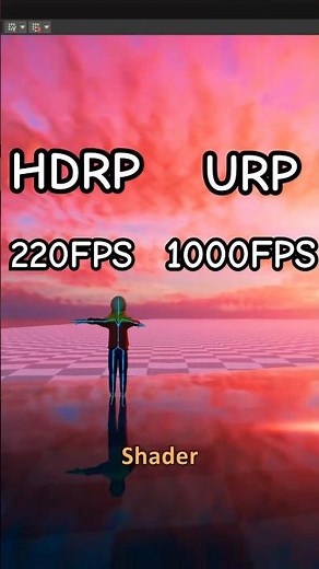 HDRP VS URP Let's settle this #unity #gamedev #hdrp #urp #devlog