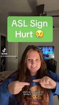 Learn How To Sign Hurt in ASL for Beginners | American Sign Language #shorts
