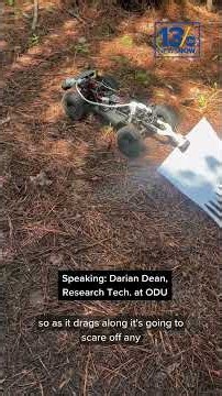 ODU researchers test TickBot to fight ticks in Chesapeake neighborhood