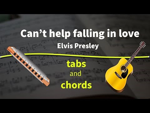 Can't help falling in love - guitar and harmonica / chords & tabs