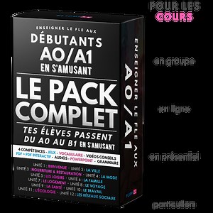 MÉTHODE COMPLÈTE : enseigner le FLE aux débutants A0/A1 en s’amusant.