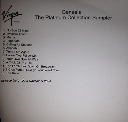 Genesis - Platinum Collection
