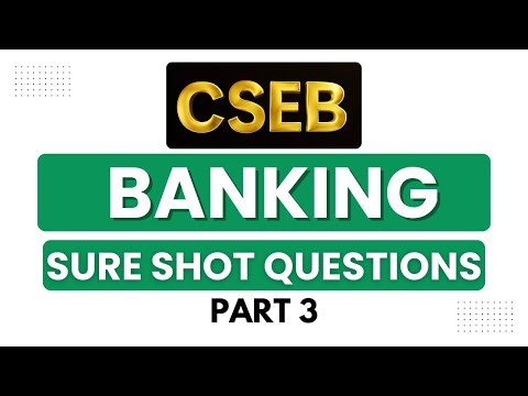 CSEB | Banking | Previous Year Questions with Answers