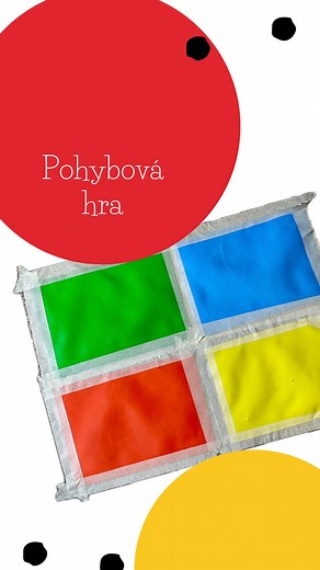 70K views · 2.4K reactions | Zabavit děti a zároveň je nechat i vybít trochu energie? Tahle hra vám s tím pomůže! Nalepte na zem malífskou páskou barevné papíry nebo čtvrtky z moosgummy a na YT vyhledejte “color step game dance tiles” nebo “movement carpet”. A budete mít na výběr z víceverzí a rychlostí! #momlife #momhacks #aktivityprodeti #diy #zabavaprodeti | JIRI MODELS a.s. | Facebook