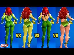 Fortnite Chlorophyll Ivy vs Poison Ivy Skin Party Hips 1 Hour Version! All Style Thicc 🍑😘Who Won😍 4K