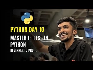 Day - 10: Conditional Statements explained(if, elif, else) #python #coding