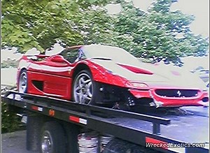 Stolen $3 Million Ferrari F50 Gets Totaled by FBI Agent During Joyride