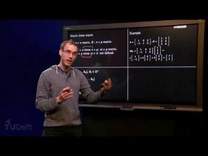 The product of two matrices