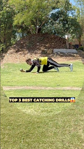 Top 3 best catching drills!😳#cricket #cricketshorts #cricketpractice