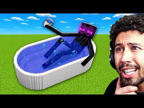 ايش تسوي موبات ماين كرافت لما نطلع من العالم...