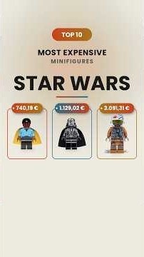 Most valuable Lego Star Wars Minifigures