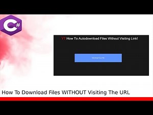 How to download files without visiting URL!
