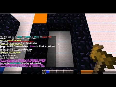 How to make a Multiverse Portal in Minecraft 1.6.1 Bukkit Server