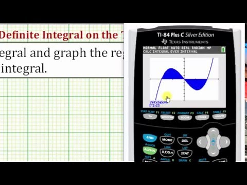 Ex: Graph and Evaluate a Definite Integral on the TI84