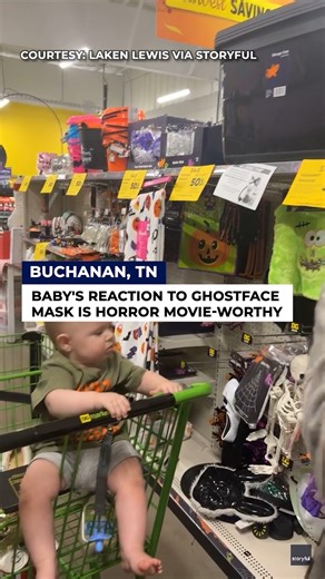 2.1M views · 14K reactions | A mom in Tennessee did not expect her son to have such a visceral reaction when she donned a Ghostface mask at a Dollar General store recently. READ MORE: bit.ly/48zaArJ | FOX 13 News - Tampa Bay | Facebook