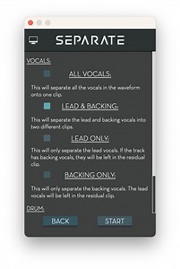 DeMix Pro by AudioSourceRE - Audio Separation Application