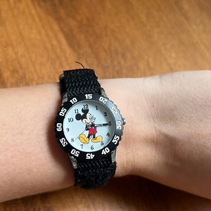 Vintage Disney Mickey Mouse Kids Watch Retail $41 Brand new With new Battery