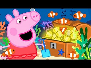 Peppa Pig's Treasure Hunt Under the Sea | Peppa Pig Official | Family Kids Cartoon