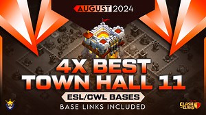 TH11 War bases for August | Clash of Clans - Clash Champs - Clash Champs