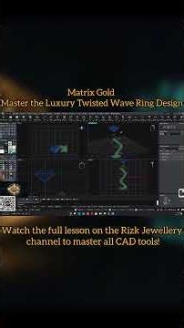 Matrix Gold | Master the Luxury Twisted Wave Ring Design