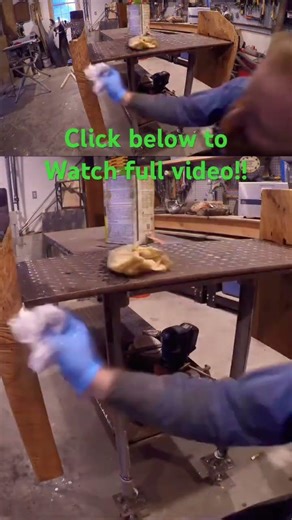 This wood metal technique is genius #shorts #crafts #diy