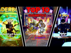 Top 10 Best Cosmetics In Anime Adventures!!!