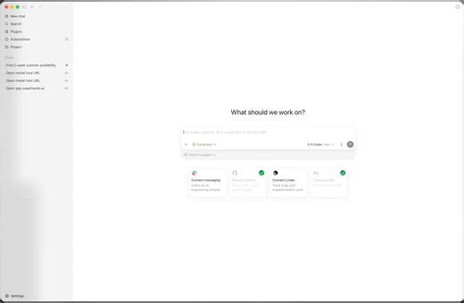 inspired by @danshipper "native codex apps"calendar context aware trip booking apppass gcal context through Codex to the in-app browser app:- run markdown script- capture calendar context from gcal plugin- write context to ephemeral dev box- render dev box in in-app browser with custom ui based on context it's a new world 🌍