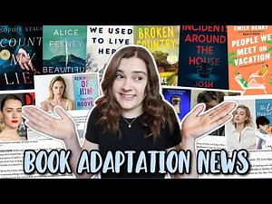 Book to Movie Adaptation NEWS (40+ books that are becoming movies and tv shows soon!)