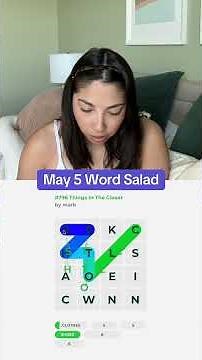 Did you get this quick? #wordsalad #wordgame #wordpuzzle #nytgames