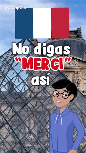 ❌ Deja de decir merci como robot 🤖 Estas formas suenan mucho más naturales en francés 🇫🇷 La última casi nadie la enseña 👀 ¿Ya la conocías o fue nueva para ti? #francesreal #francetiktok🇫🇷 #cursodefrances #francesideal #aprendefrancesconmigo