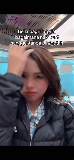 Tutorial Sanggul Tanpa Pin oleh Bella