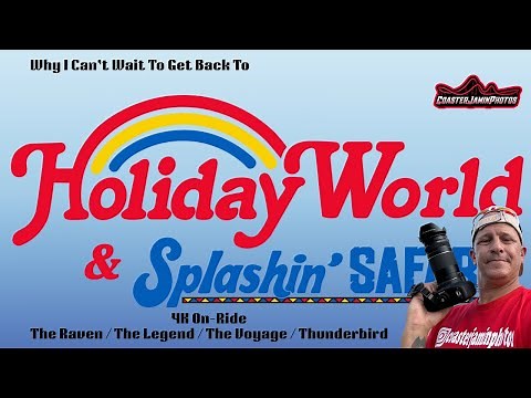 "Ride the Thrill: 4K On-Ride Adventures at Holiday World - Raven, Legend, Voyage & Thunderbird!"