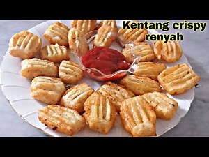 Resep kentang crispy super renyah dan gurih / potato bites