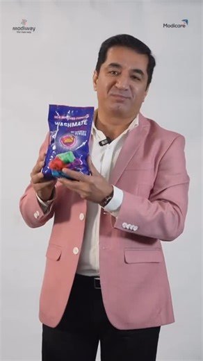 Modicare Official on Instagram: "✨ PRODUCT OF THE WEEK ✨ The new improved formula Washmate Popular Detergent Powder with optical brighteners helps restore brightness with every wash. Its improved, fast-dissolving formula provides gentle care for your hands & fabrics, and tackles dirt and tough stains effortlessly, leaving clothes clean, bright, and fresh. #Modicare #ProductOfTheWeek #SochBadlo #WashmatePopularDetergentPowder"