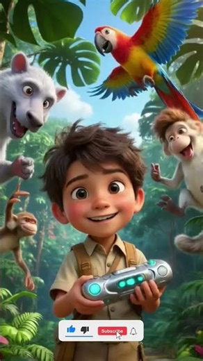 Magic Remote Stops Time 😱 | Funny Cartoon Animation #shorts