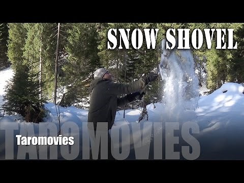 HOW TO Build a Snow Shovel / HD Bushcraft Survival Video