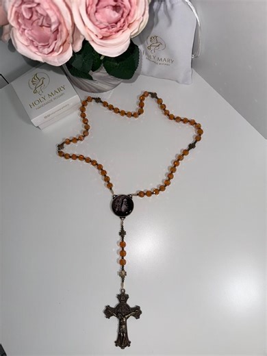 Rosary of Saint Benedict With Bronze Crucifix - Etsy