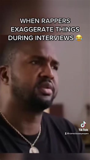 When Rappers Exaggerate Things During Interviews #rappers #rapper #music #interview #fyp