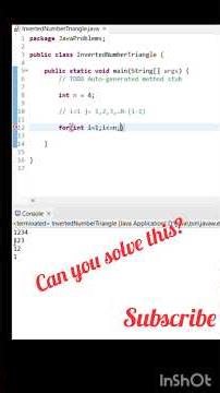 Can you print this pattern in Java? 🔥 #shorts #java #coding #javapattern #javaprogramming