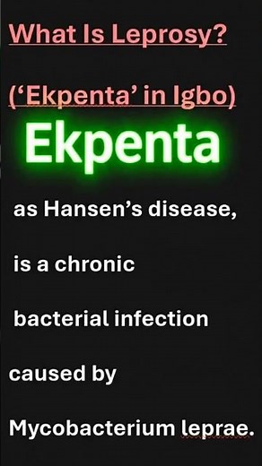 What Is Leprosy?Leprosy, also known as Hansen's disease, is a chronic bacterial infection.