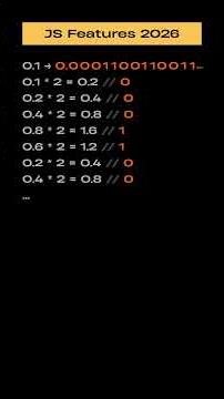 A new method for more precise work with numbers #javascript