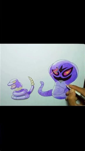 Ekans to Arbok Evolution Drawing