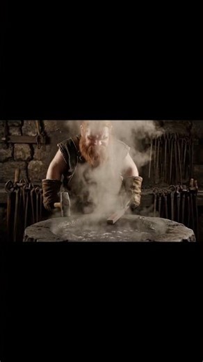 Dwarf Blacksmith Forging – Steam & Steel ASMR