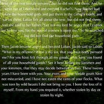 Genesis 31 - Jacob Flees from Laban