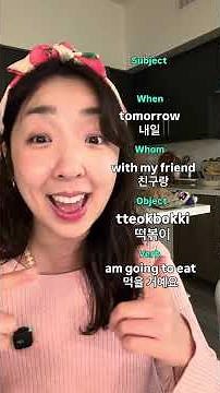 How to Make Korean Sentences