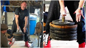 Heaviest deadlift with one finger record broken after ten years