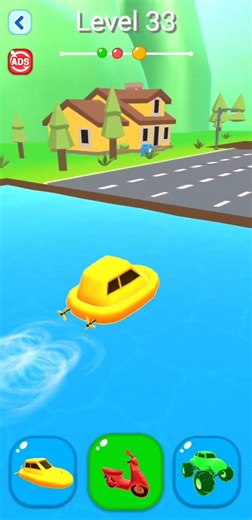 Shape-shifting Funny Race Gameplay new hyper casual games-33 #shorts #gameplay #shapeshifting