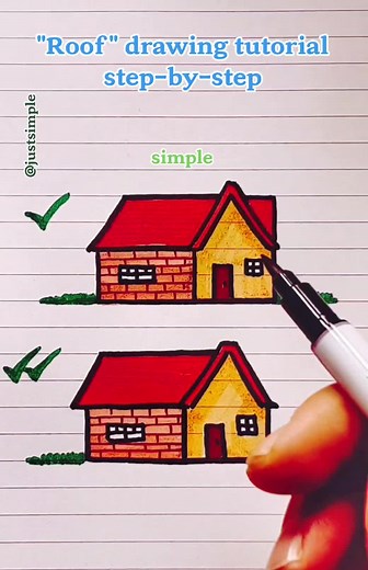 Step-by-Step Roof Drawing Tutorial with Abduhakim
