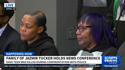 Family of Jazmir Tucker holds news conference in Akron, Ohio