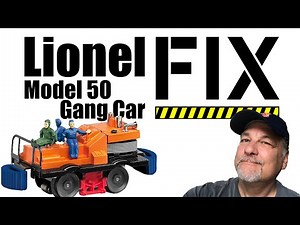 Service and Restore Your Lionel Model 50 Gang Car! Best Step By Step Instructions!